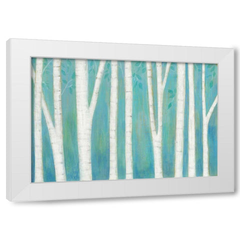 Spring Woods White Modern Wood Framed Art Print by Averinos, Melissa
