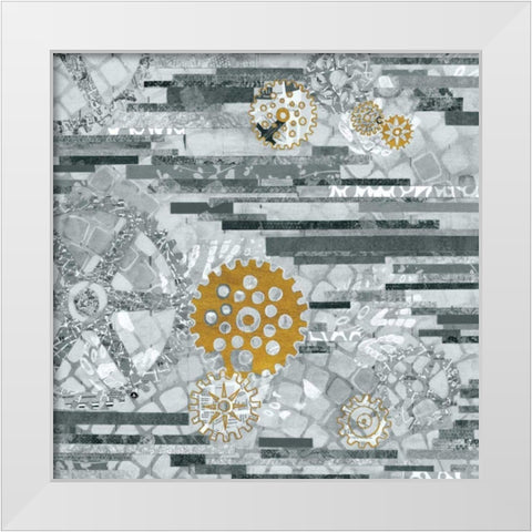 EU Timetable II BW White Modern Wood Framed Art Print by Ferguson, Kathy