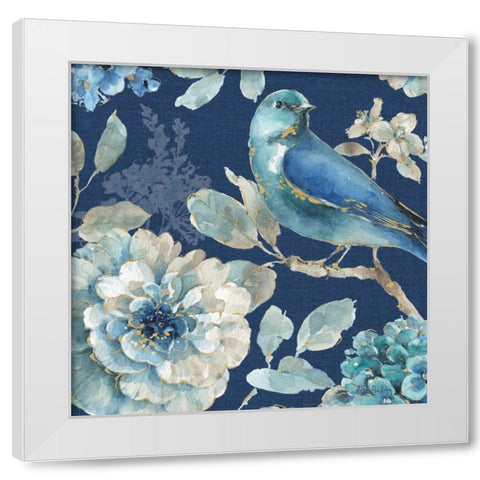 Indigold XXIII White Modern Wood Framed Art Print by Audit, Lisa