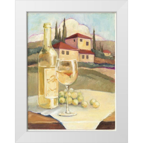 Vino Veneto no Border White Modern Wood Framed Art Print by Tillmon, Avery