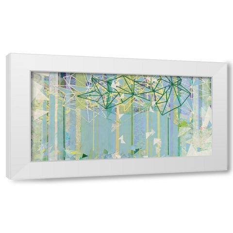 Hanging Around III White Modern Wood Framed Art Print by Ferguson, Kathy