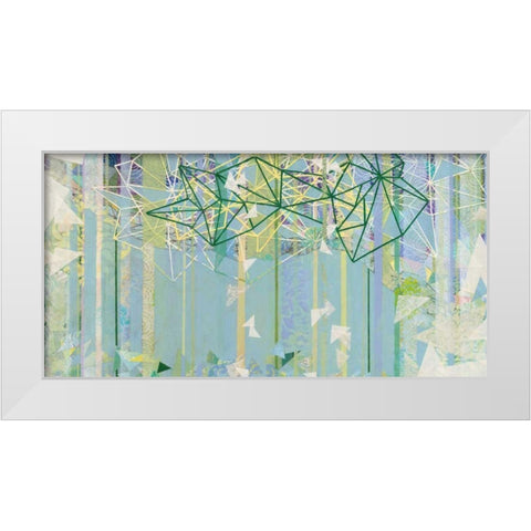 Hanging Around III White Modern Wood Framed Art Print by Ferguson, Kathy