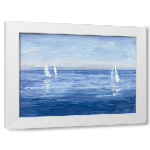 Open Sail White Modern Wood Framed Art Print by Purinton, Julia