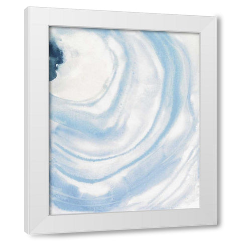 Watercolor Geode X White Modern Wood Framed Art Print by Paschke, Chris