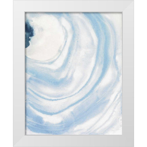 Watercolor Geode X White Modern Wood Framed Art Print by Paschke, Chris