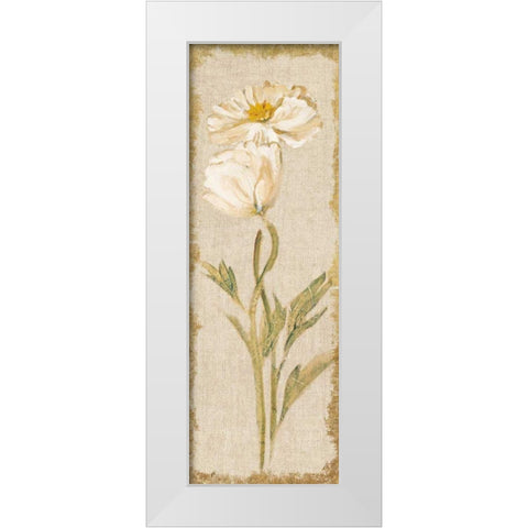 Cosmo Panel on White Vintage White Modern Wood Framed Art Print by Blum, Cheri