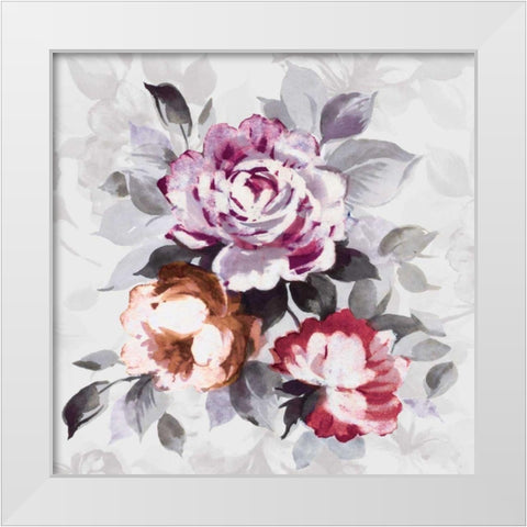 Bloom Where You Are Planted White Modern Wood Framed Art Print by Wild Apple Portfolio