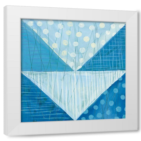 Modern Americana IX Blue White Modern Wood Framed Art Print by Averinos, Melissa