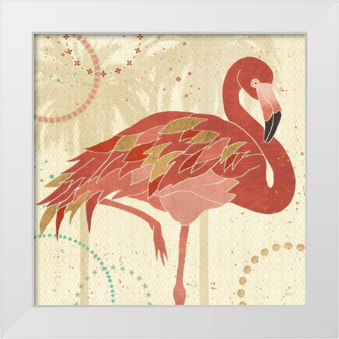 Gulf Stream I White Modern Wood Framed Art Print by Charron, Veronique