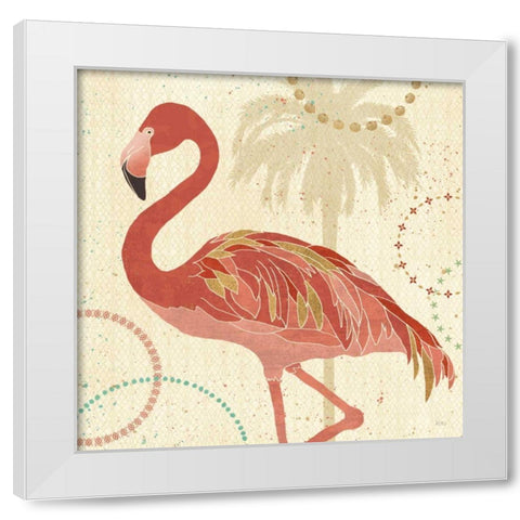 Gulf Stream II White Modern Wood Framed Art Print by Charron, Veronique