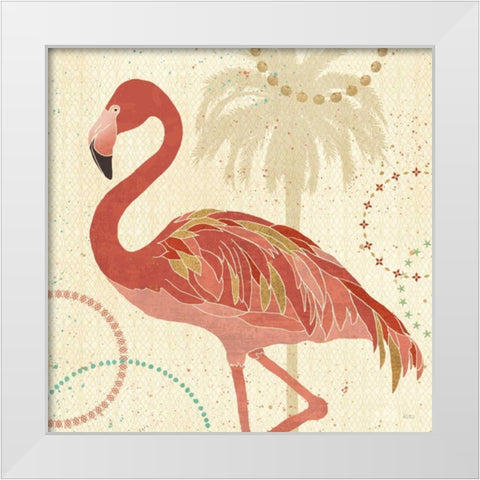 Gulf Stream II White Modern Wood Framed Art Print by Charron, Veronique