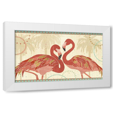 Gulf Stream V White Modern Wood Framed Art Print by Charron, Veronique