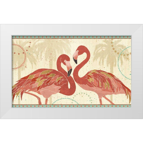 Gulf Stream V White Modern Wood Framed Art Print by Charron, Veronique