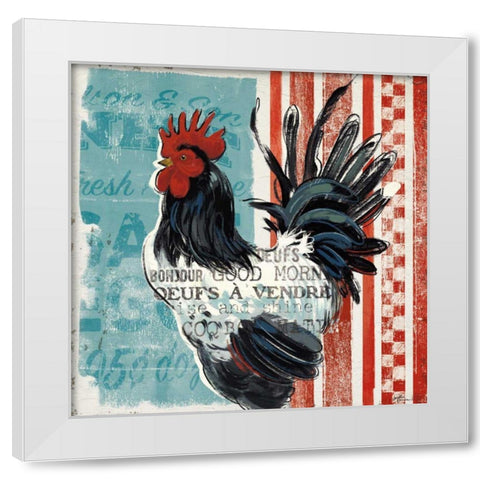 Morning News II White Modern Wood Framed Art Print by Penner, Janelle