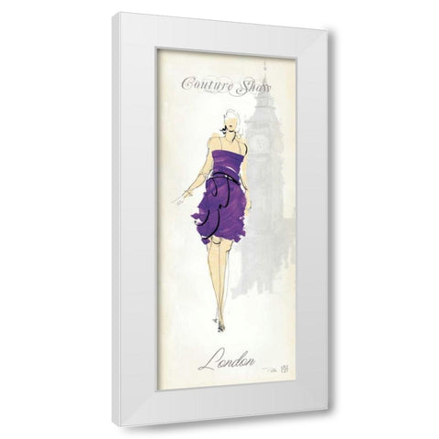 Fashion Lady III White Modern Wood Framed Art Print by Tillmon, Avery