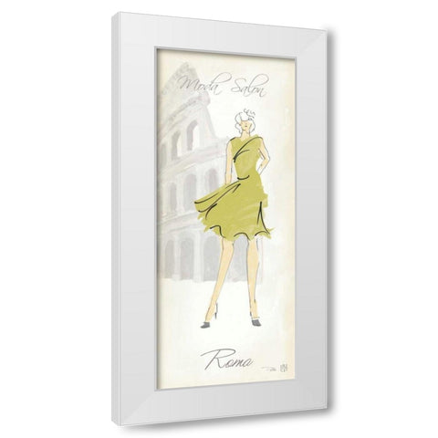 Fashion Lady IV White Modern Wood Framed Art Print by Tillmon, Avery