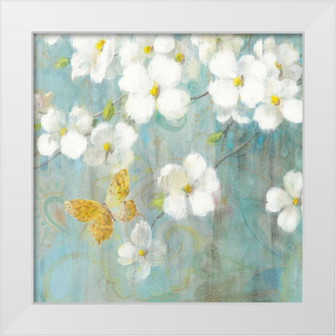 Spring Dream IV White Modern Wood Framed Art Print by Nai, Danhui