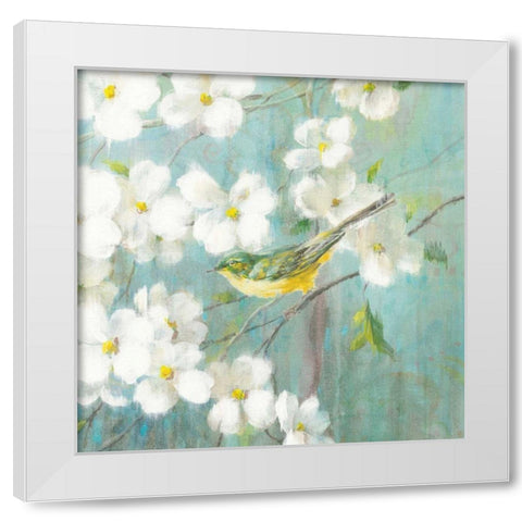 Spring Dream VI White Modern Wood Framed Art Print by Nai, Danhui