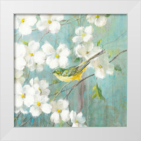 Spring Dream VI White Modern Wood Framed Art Print by Nai, Danhui