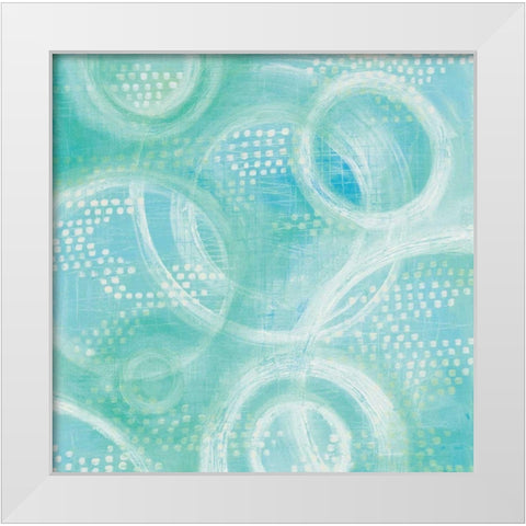 Going in Circles I White Modern Wood Framed Art Print by Averinos, Melissa