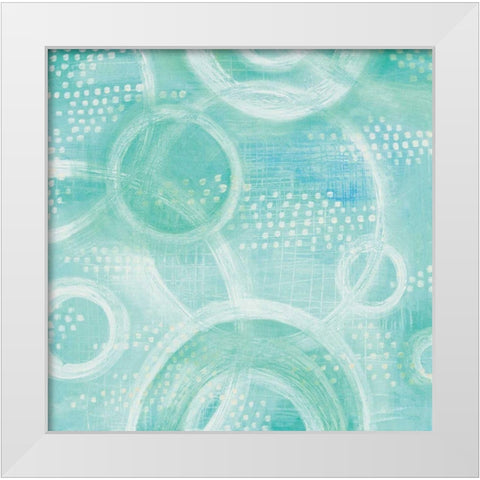 Going in Circles II White Modern Wood Framed Art Print by Averinos, Melissa