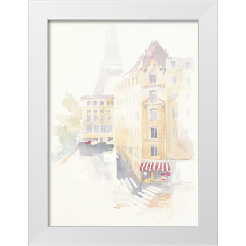 Paris Crosswalk White Modern Wood Framed Art Print by Tillmon, Avery