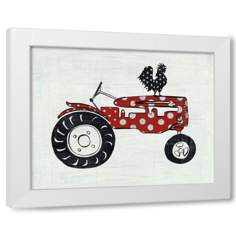Modern Americana Farm V White Modern Wood Framed Art Print by Averinos, Melissa