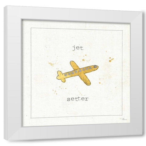 Opposites Cuties II White Modern Wood Framed Art Print by Pela Studio