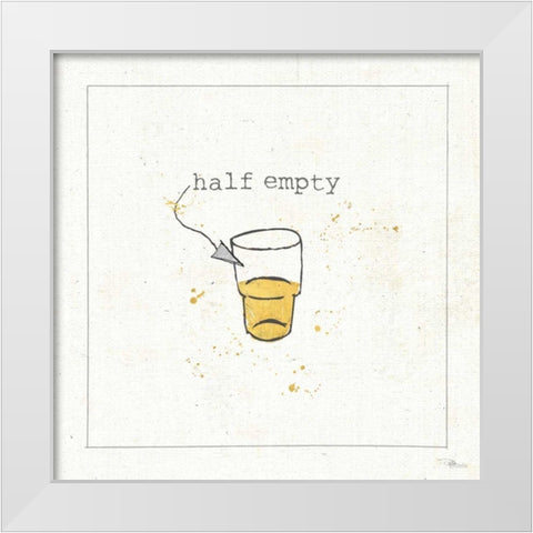 Opposites Cuties IX White Modern Wood Framed Art Print by Pela Studio