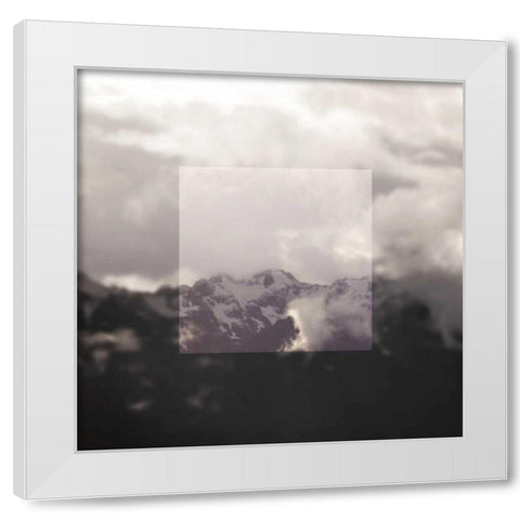 Framed Landscape IV White Modern Wood Framed Art Print by Marshall, Laura