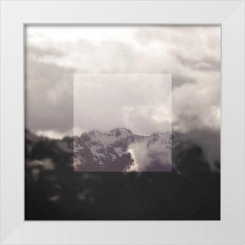 Framed Landscape IV White Modern Wood Framed Art Print by Marshall, Laura