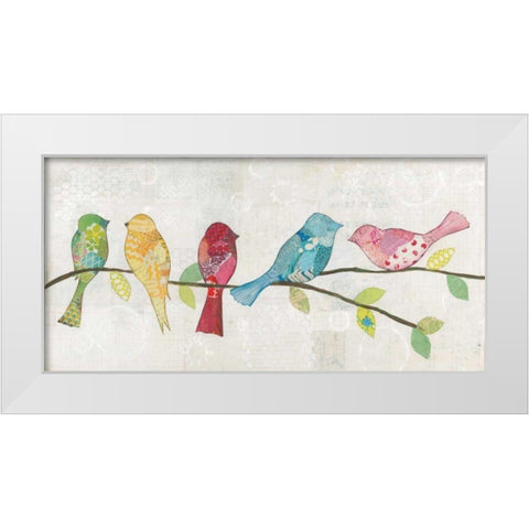 Catching Up I White Modern Wood Framed Art Print by Prahl, Courtney