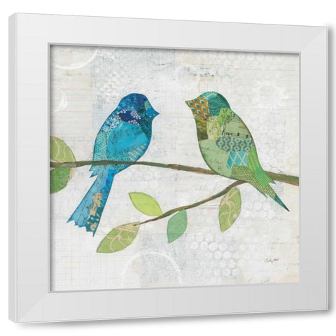 Catching Up III White Modern Wood Framed Art Print by Prahl, Courtney