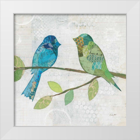 Catching Up III White Modern Wood Framed Art Print by Prahl, Courtney