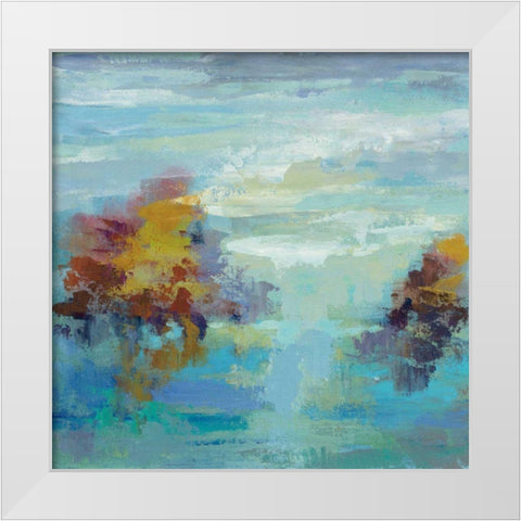 Morning Mist I White Modern Wood Framed Art Print by Vassileva, Sylvia