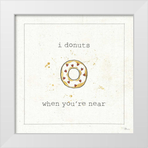 Lil Sweeties II White Modern Wood Framed Art Print by Pela Studio