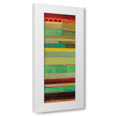 Fields of Color IV White Modern Wood Framed Art Print by Davies, Jane