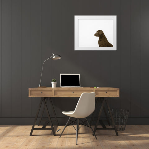 I See You Crop White Modern Wood Framed Art Print by Dratfield, Jim