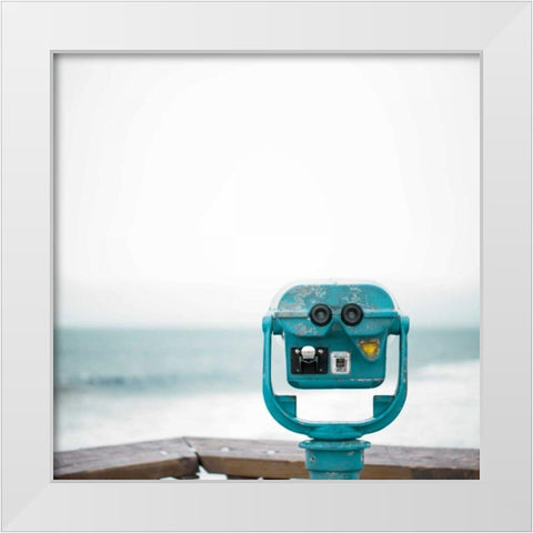 Pacific Cool I White Modern Wood Framed Art Print by Urquhart, Elizabeth