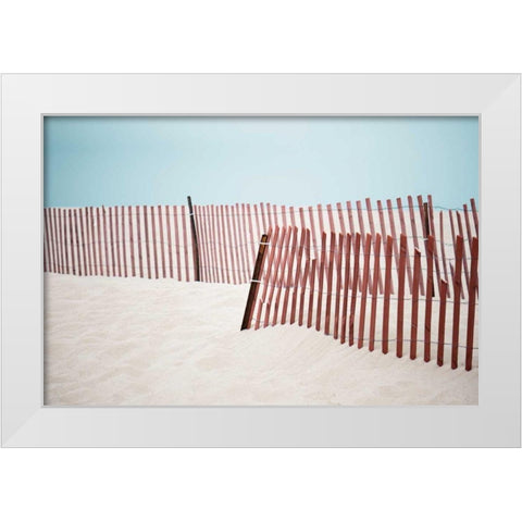 Pacific Cool III Crop White Modern Wood Framed Art Print by Urquhart, Elizabeth