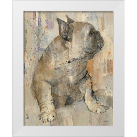 Duke White Modern Wood Framed Art Print by Hristova, Albena