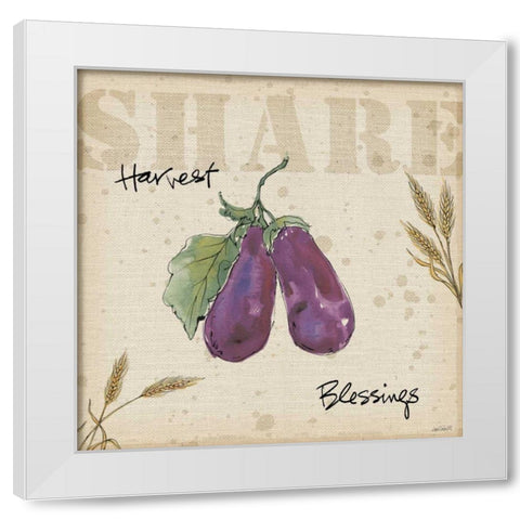 Farmers Feast  Harvest III White Modern Wood Framed Art Print by Tavoletti, Anne