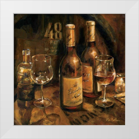 Wine Making White Modern Wood Framed Art Print by Hageman, Marilyn