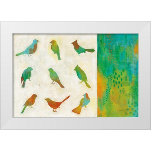 Flight Patterns I Crop White Modern Wood Framed Art Print by Averinos, Melissa