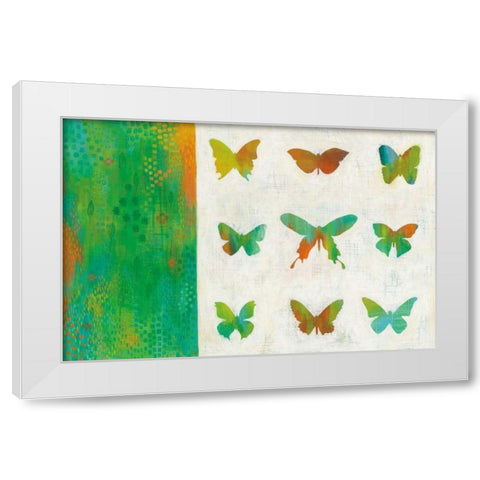 Flight Patterns II Crop White Modern Wood Framed Art Print by Averinos, Melissa