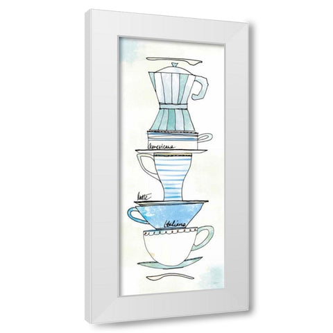 Good Brew X White Modern Wood Framed Art Print by Schlabach, Sue