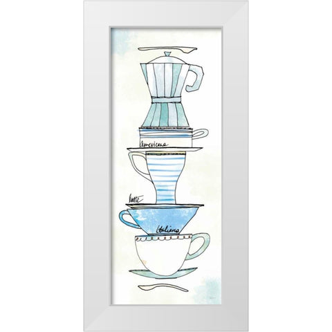 Good Brew X White Modern Wood Framed Art Print by Schlabach, Sue