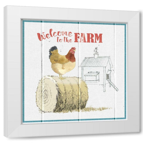 Farm To Table V White Modern Wood Framed Art Print by Grove, Beth