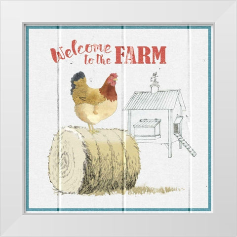 Farm To Table V White Modern Wood Framed Art Print by Grove, Beth