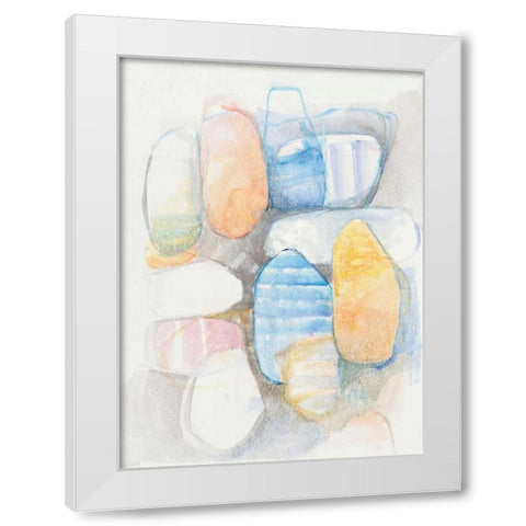 Beneath the Surface II White Modern Wood Framed Art Print by Schick, Mike